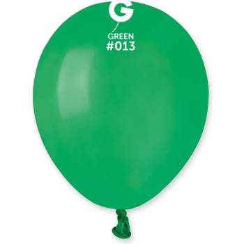 Image 1 of Gemar Пастелен тъмно зелен балон 13см