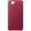 Apple iPhone Leather Case - оригинален кожен кейс (естествена кожа) за iPhone 8, iPhone 7 (светлочервен)