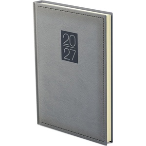 TOPTIMER Дневник за срокове TOPTIMER Classic C020 B/5, ежедневен, жълт, плосък, сив, 2027 (C020C-005)