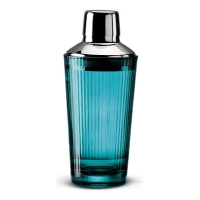 Sivozelený sklenený šejker Milan 370 ml