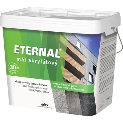 Eternal akrylátový 10kg matný čierny