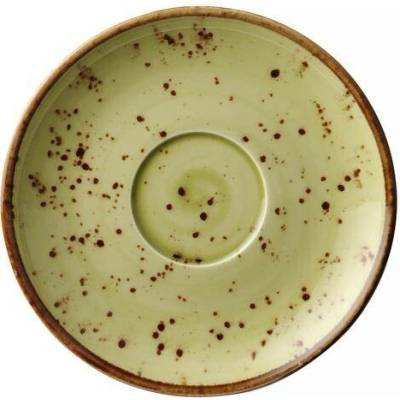FINE DINE Kulatý talíř 140 mm, olivový Earth Colours Olive