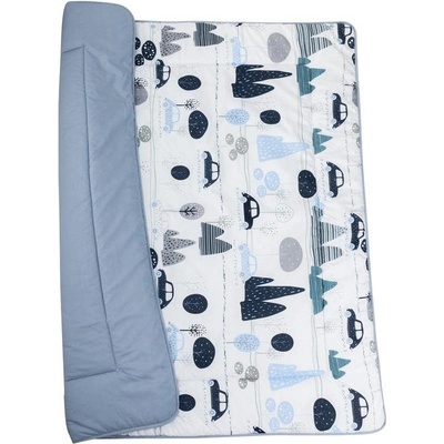 Bomimi deka hracia obojstranná deka Autíčka modrá