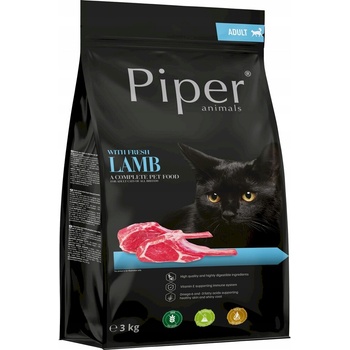DOLINA NOTECI Piper Animals s jahňacím mäsom pre mačky 3 kg