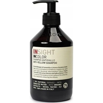 Insight Incolor Anti-Yellow Shampoo šampón proti žltnutiu odtieňov 400 ml