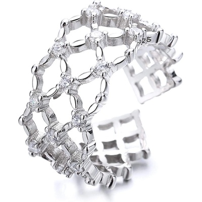 Silenti Jewelry Сребърен пръстен "Наситеност" - 10 - 62 мм (19.7мм диам. )