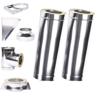 Solid izolovaný komín Slim Plus 0,5 160mm 2m