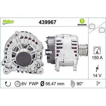 generátor VALEO 439967