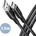 AXAGON BUCM-AM15AB 1, 5 м Type C - USB черен кабел за данни и зареждане (BUCM-AM15AB)