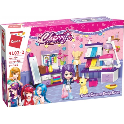 Qman Cherry 4102-2 Studio sada 1ks Šatna Dory