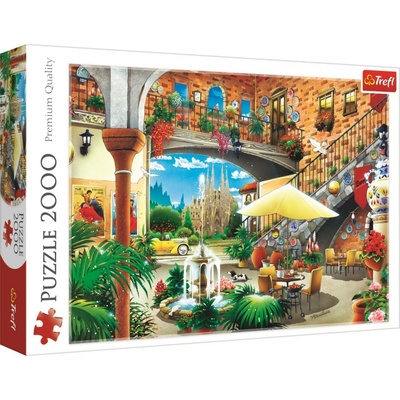 Trefl Pohled na Barcelonu 27105 2000 dílků