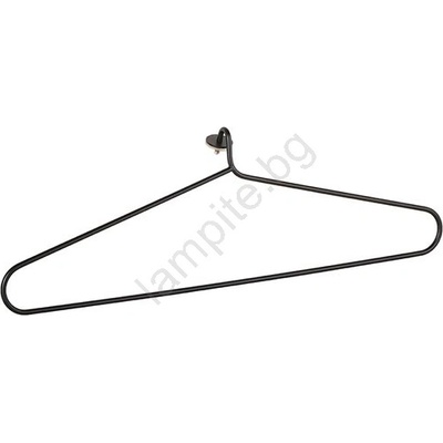 Bemeta Сушилник за кърпи 45x12, 2 см неръждаема стомана/черен (BD0082)