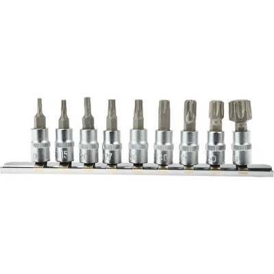 Sada bitov torx 9 ks 1/4 T10 - T60 01200