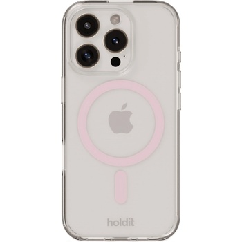 Image 1 of Holdit Гръб Holdit MagSafe Case за iPhone 16 - Розов/Прозрачен