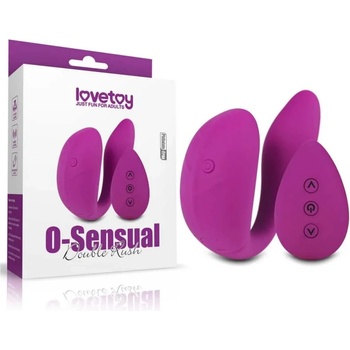 Image 1 of Вибратор за двойки с дистанционно управление - O-Sensual Double Rush (LVTOY00424)