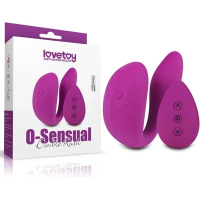 Вибратор за двойки с дистанционно управление - O-Sensual Double Rush (LVTOY00424)