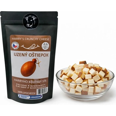 HARRYHO KŘUPAVÉ SÝRY Křupavý sýr Uzený oštiepok 100 g