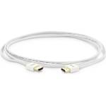 LMP 4K HDMI към HDMI кабел (200 см) - LMP Super Slim 4K HDMI 2.0 Male To HDMI Male Cable (бял) (16634)