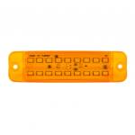  Габарит, жълт 18 LED 12-24V 100mm