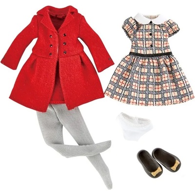 Kruselings Комплект дрехи за кукла Kruselings - Английска роза, Клоуи (KR126890)