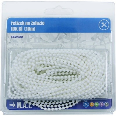 Řetízek na žaluzie IDK, bílý 10m
