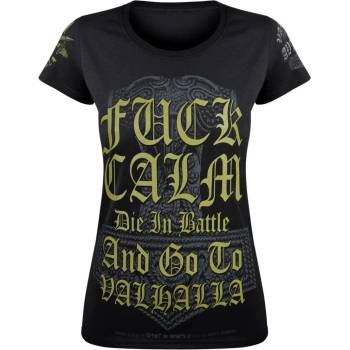 Image 1 of Victory or valhalla Дамска тениска victory or valhalla - fuck calm. . . - vov024da
