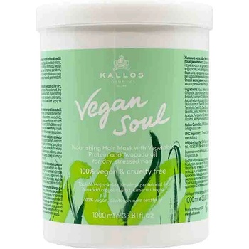 Kallos Vegan Soul Nourishing Hair Mask 1000 ml
