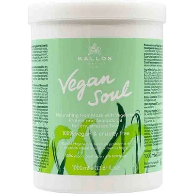 Kallos Vegan Soul Nourishing Hair Mask 1000 ml