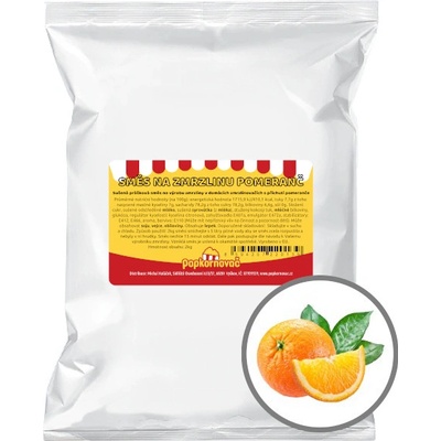 Popkornovač.cz Směs na zmrzlinu POMERANČ 2000 g – Zboží Mobilmania