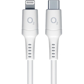 O2 197762 USB-C x Lightning, 1,2m, bílý