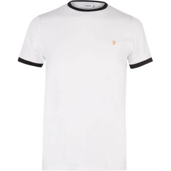 Image 1 of Farah Тениска Farah Groves Ringer T Shirt - White 104