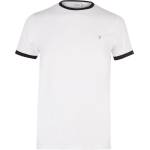 Farah Тениска Farah Groves Ringer T Shirt - White 104