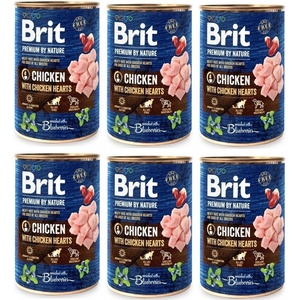 Brit Premium by Nature Пилешко с пилешки сърца 6x400г