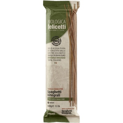 Felicetti Špagety celozrnné z tvrdé pšenice bio Bio vegan 0,5 kg