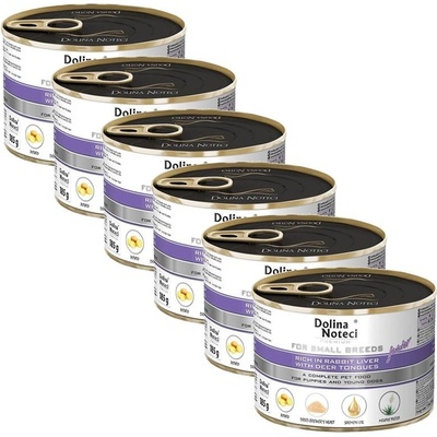 Dolina Noteci Premium Junior králičia pečeň a jelení jazyk 6 x 185 g