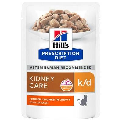 HILL'S Prescription Diet Feline k/d Kidney Care s kuřetem 12x85 g
