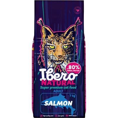 Ibero Natural Cat Adult Salmon 7 kg
