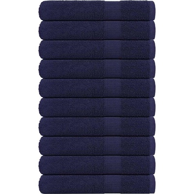 vidaXL Кърпи за сауна FROGN 10 бр. тъмносини 80x200 см 360 г/м2 (136793)