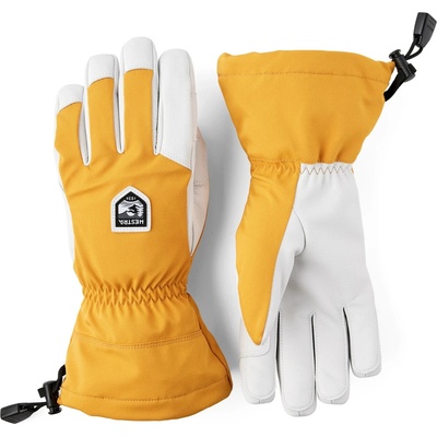 Hestra Ръкавици Hestra Expedition Liner 5 Finger Gloves - Mustard / Offwhite - размер 7 (EU) (202-8124-0312)
