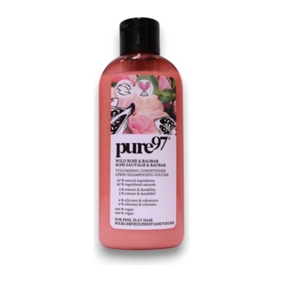 pure97 Rose & Baobab Шампоан за обем и плътност 200 мл