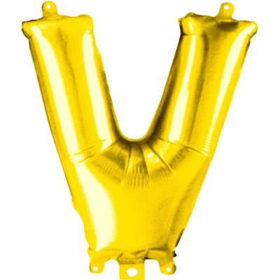Prima-obchod Nafukovací písmena velká 22 V zlatá