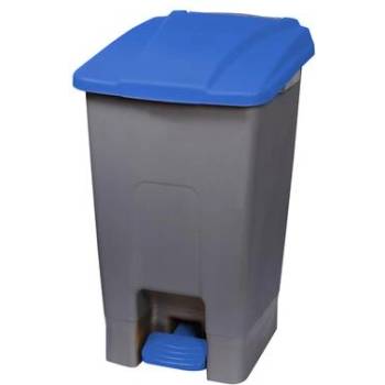 PLANET Кош за отпадъци, за разделно събиране, с педал, пластмасов, 70 L, син (UP210B-BLUE)