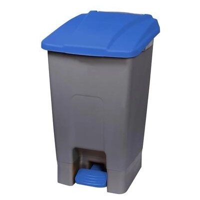 PLANET Кош за отпадъци, за разделно събиране, с педал, пластмасов, 70 L, син (UP210B-BLUE)