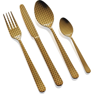 Herdmar Комплект прибори за хранене oslo № 11" - 36 части - позлатени, гравирани (-082-3036-0517-190-4917)