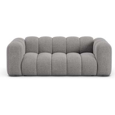 Micadoni Сив шенилов диван 200 cm Lupine - Micadoni (MIC_2S_214_F1_LUPINE6)