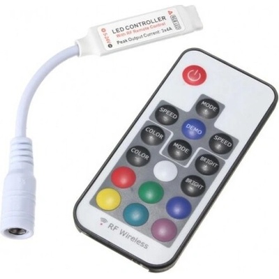 Bezdrátový RF ovladač RGB LED pásků