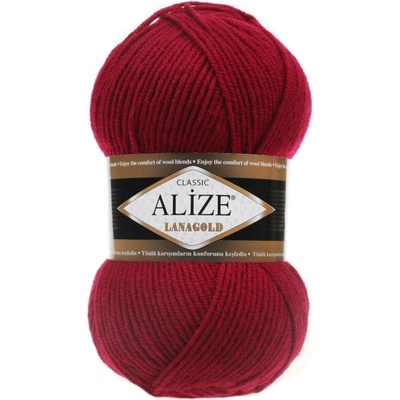 Alize Lanagold Classic 390 červeno růžová