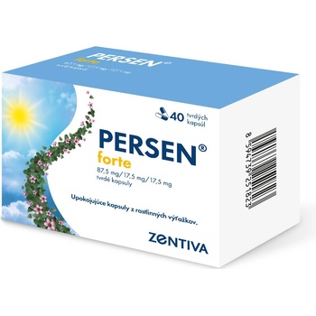Persen Forte cps.dur.40 4 x 10 x 87,5 mg/17,5 mg/17,5 mg