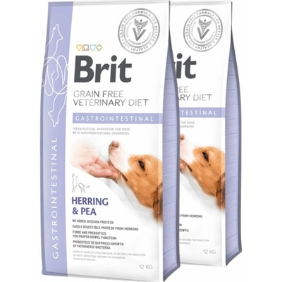 Brit Veterinary Diets Grain Free dog Gastrointestinal 2 x 12 kg