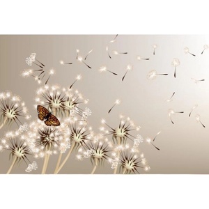 DIMEX ART Флизелинов фототапет глухарче и пеперуда 375 x 250 см